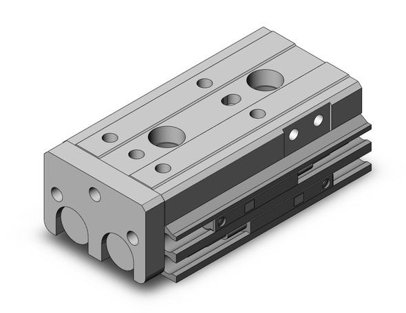 <h2>Legacy MXQ, Precision Slide Tables (Recirculating Bearings)</h2><p><h3>The legacy MXQ precision slide table is integrated with guides and rails combined with recirculating bearings to isolate the load bearing from the movement of the dual rods and piston seals. The end lock option prevents the slide table from dropping in vertical applications, enhancing safety in the event of air pressure loss.</h3>- Bore sizes: 6, 8, 12, 16, 20, 25 mm<br>- Stroke adjuster options: rubber or metal stopper<br>- End lock option in the event of air pressure loss<br>- PTFE grease or food grade grease option<br>- Auto switch capable<br>- <p><a href="https://content2.smcetech.com/pdf/MXQ.pdf" target="_blank">Series Catalog</a>