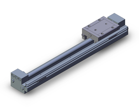 <h2>MXY, Long Stroke Precision Slide Table (Recirculating Bearings) - Magnetically Coupled</h2><p><h3>The MXY is a long stroke precision slide table, light weight in design that provides constant rigidity throughout the entire stroke, up to 400 mm. It is integrated with hardened stainless steel guides and rails to isolate the load bearing from the movement of the piston rod and seals. The stroke adjuster does not protrude from the slide table s mounting surface for a compact footprint.<br>- </h3>- Bore sizes: 6, 8, 12 mm<br>- Stroke adjuster options: rubber, metal stopper or shock absorber<br>- PTFE grease or food grade grease option<br>- RoHS compliant<br>- Auto switch capable<br>- <p><a href="https://content2.smcetech.com/pdf/MXY.pdf" target="_blank">Series Catalog</a>