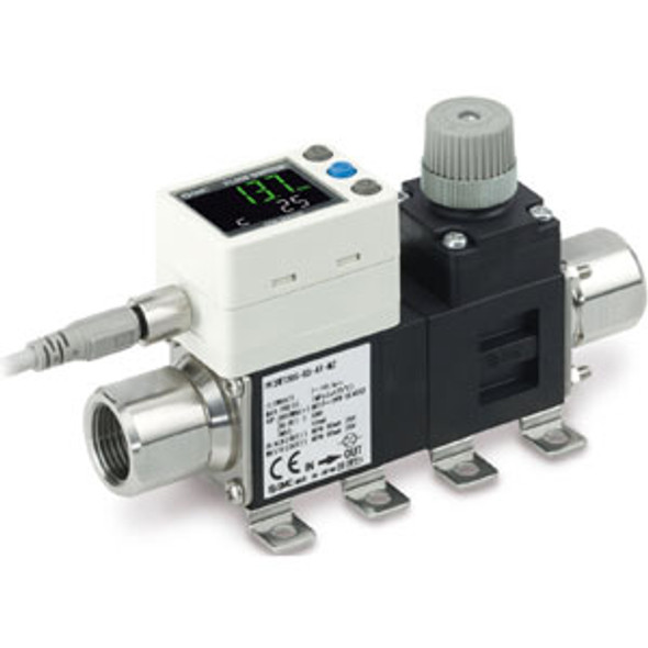 SMC PF3W720-04-AN-M digital flow switch, water, pf3w 3-color digital flow siwtch for water