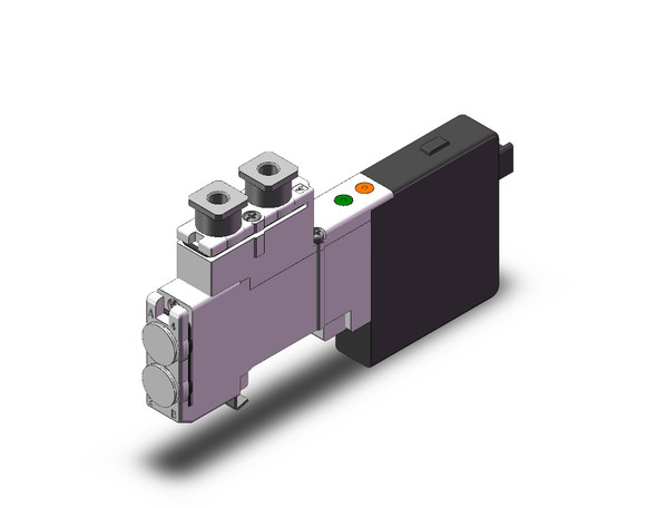 SMC SQ1A41-5LO1-L5-Q Valve, Dbl, Non Plug-In, 3 Port