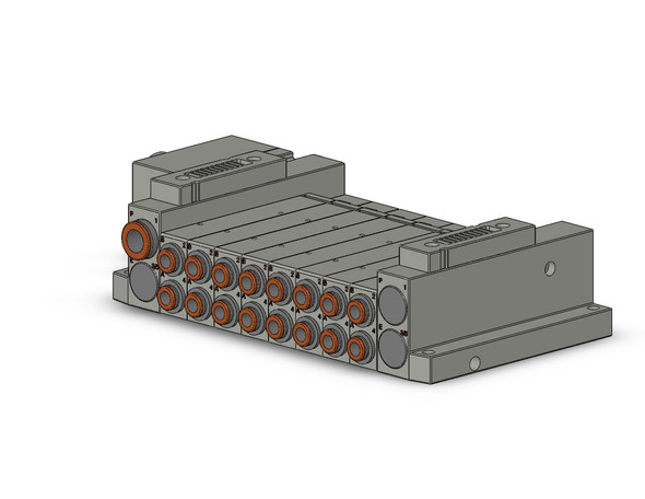 SMC SS5V2-W10CD-08DS-N7 Ss5V 08 Station Manifold, Tie-Rod Base