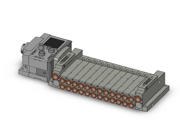 SMC SS5V2-W10S6V3D-12BS-C8 Ss5V 12 Station Manifold, Tie-Rod Base