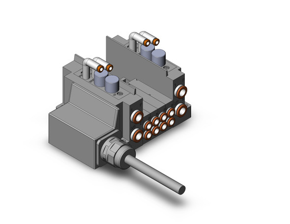 SMC SS5Y3-10L33-04BR-C6 Ss5Y3 4 Sta Manifold Base