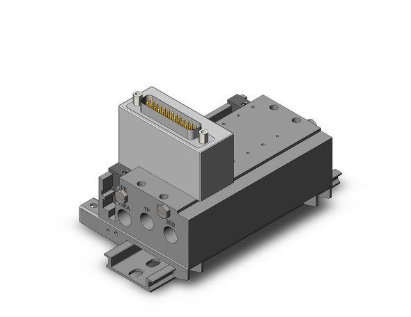 SMC SS5Y3-52F1-05D-00TD Plug-In Metal Base