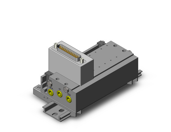 SMC SS5Y3-52F1-06U-00TD Plug-In Metal Base