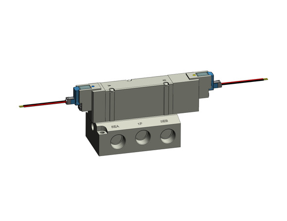 SMC SY9440-5L-03 4/5 port solenoid valve valve, dbl sol, base mt