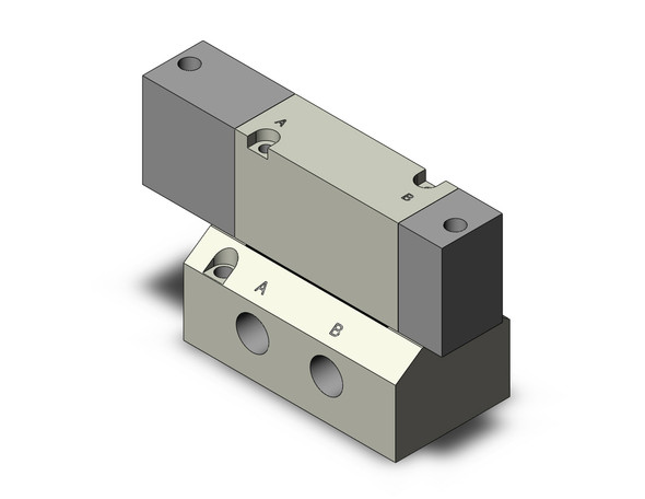 <h2>SYJA7000, Air Operated Valve, All Types</h2><p><h3>The SYJA3000/5000/7000 series are 4   5 port air operated valves with rubber seals.  The series is available in base mounted or body ported styles.</h3>- Body ported or base mounted<br>- Rubber seal<br>- Sonic conductance: C  - 2.9dm3/(s bar)<br>- Applicable cylinder size:  50<p><a href="https://content2.smcetech.com/pdf/SYJA_45Port.pdf" target="_blank">Series Catalog</a>