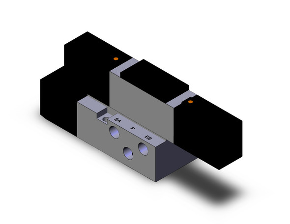 SMC VFS2200-3F-B01N Valve Dbl Plug-In Base Mt