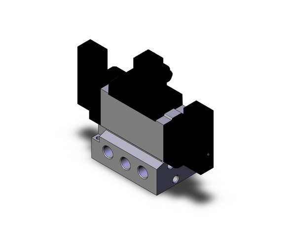 SMC VFS5310-5DZA-03N Valve, 3Pos/Cc, Non Plug-In