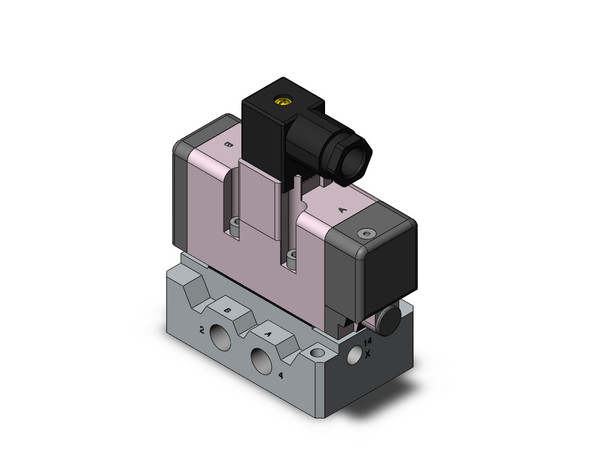 SMC VQ7-6-FG-S-2A02 4/5 port solenoid valve iso standard solenoid valve