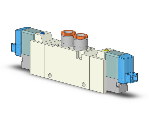 SMC VQZ2221R-5LO1-N7 2000 Series 5 Port Valve