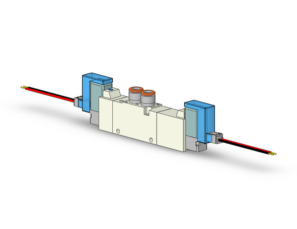 SMC VQZ2421R-3L1-N7 2000 Series 5 Port Valve