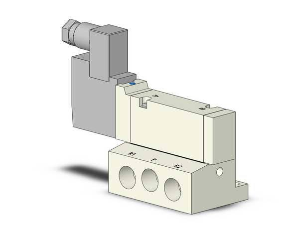 SMC VQZ3151-5YZW1-02T-Q 4/5 port solenoid valve 3000 series 5 port valve