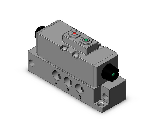 SMC VR4152-N01B-1 check valve relay valve dbl, bottom piping