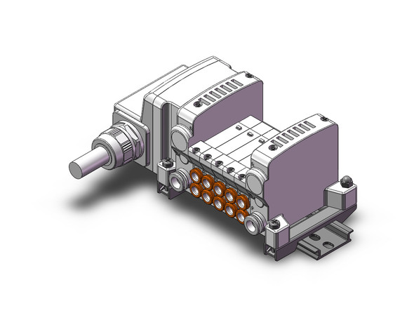 SMC VV5QC11-05N7LD1-DNS Vqc Manifold