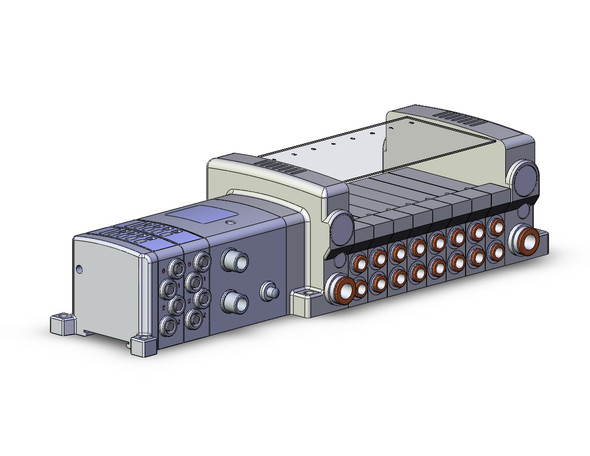 SMC VV5QC21-08N7SDQN23-NS-X160US Vqc Manifold