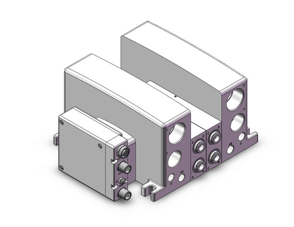 SMC VV5QC41-02C8SVBN 4/5 Port Solenoid Valve