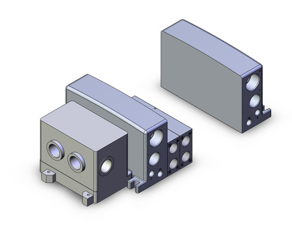 SMC VV5QC41-0603TSDVB 4/5 Port Solenoid Valve