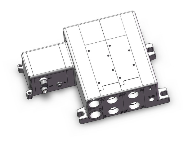 SMC VV5QC51-0204NSDZENN0 Vqc5000 Valve Manifold