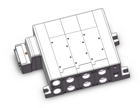 SMC VV5QC51-0304FD0 Vqc5000 Valve Manifold