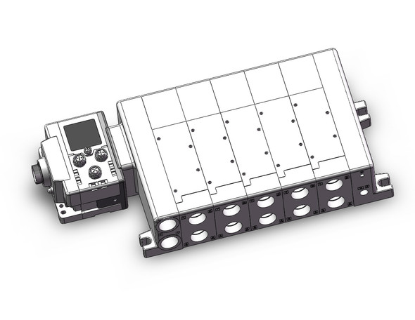 SMC VV5QC51-0504TSD6EA3N Vqc5000 Valve Manifold