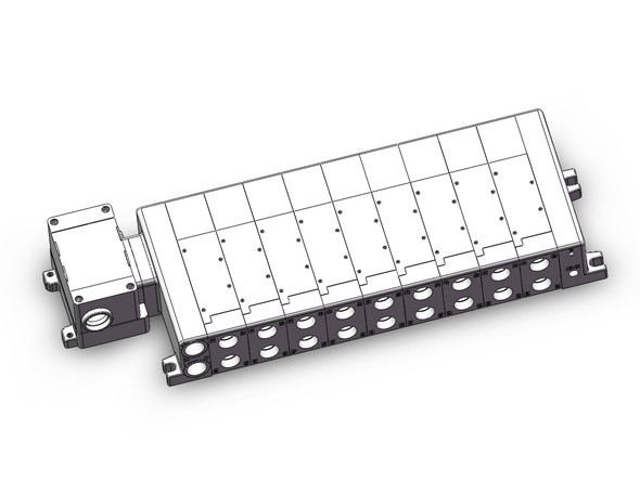 4/5 port solenoid valve vqc5000 valve manifold