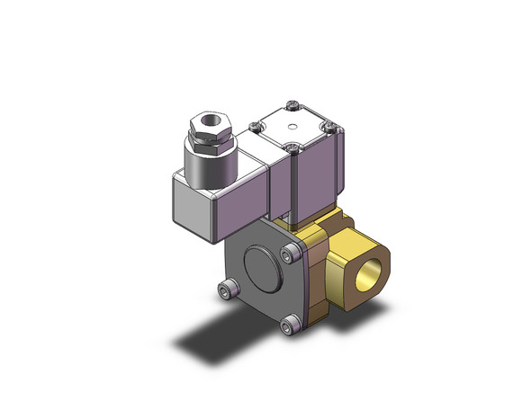 SMC VXD242GZ2B Pilot Op 2 Port Solenoid Valve (N.C.)