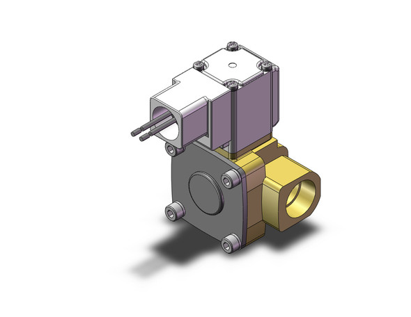 SMC VXD242HZ1YB Pilot Op 2 Port Solenoid Valve (N.C.)