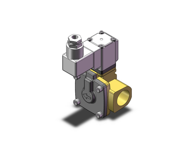 SMC VXD2C2LJA Pilot Op 2 Port Solenoid Valve (N.O.)