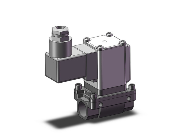 SMC VXZ230BZ2C 2 port valve pilot op 2 port solenoid valve, (n.c.)