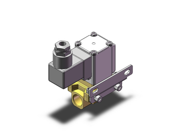 SMC VXZ232BZ2AAXB Pilot Op 2 Port Solenoid Valve, (N.C.)