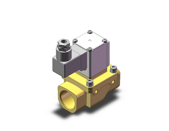 SMC VXZ262KZ3AA 2 port valve pilot op 2 port solenoid valve, (n.c.)