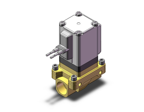 SMC VXZ2A2BFB Pilot Op 2 Port Solenoid Valve, (N.O.)