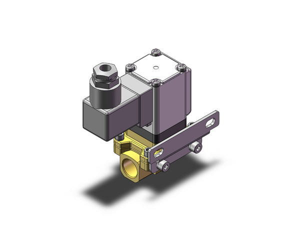 SMC VXZ2A2BZ2AAXB Pilot Op 2 Port Solenoid Valve, (N.O.)