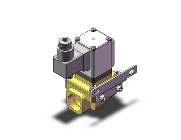 SMC VXZ2C2HZ2AXB Pilot Op 2 Port Solenoid Valve, (N.O.)