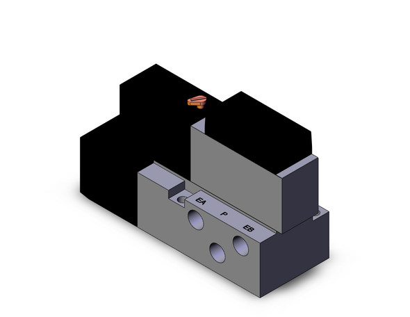 SMC VFS2100-5FZC-01 5 Port Pilot Operated Valve