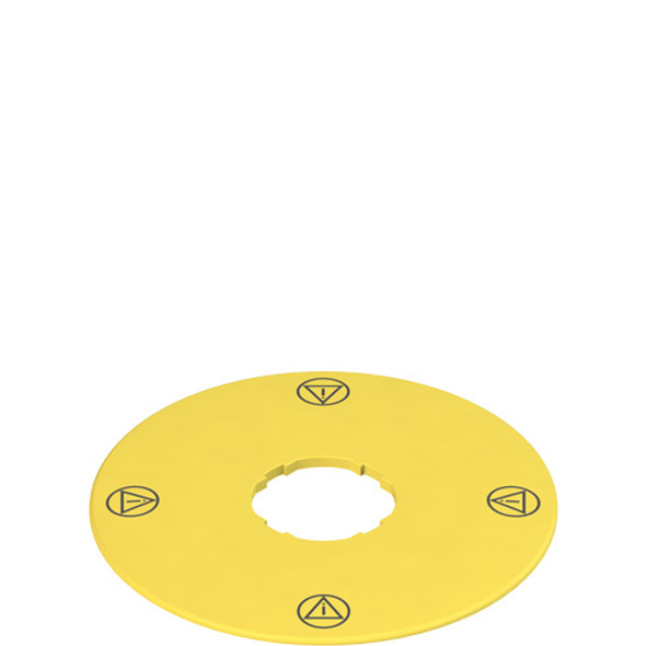 Pizzato VE TF32D5113 Pack of 5 Label with shaped hole,