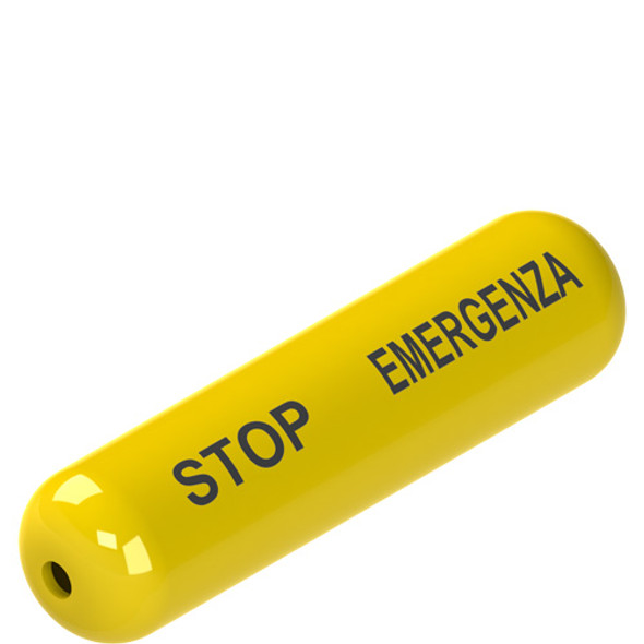 Pizzato VF AF-IF1GR01 Function indicator - text "STOP EMERGENZA"