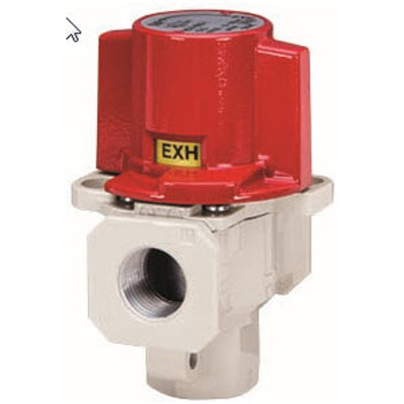 SMC VHS40-N04B-RZ-X513 mechanical valve single action relief valve, epoxy coated