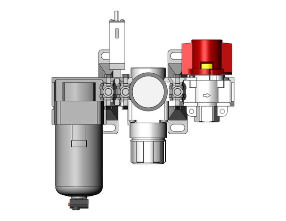 SMC AC25B-02G-SV1-A F/R Combo Modular