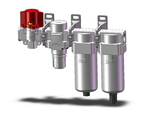 SMC AC40C-N04CE-V-RZ-B modular f.r.l. f/ms/r combo modular