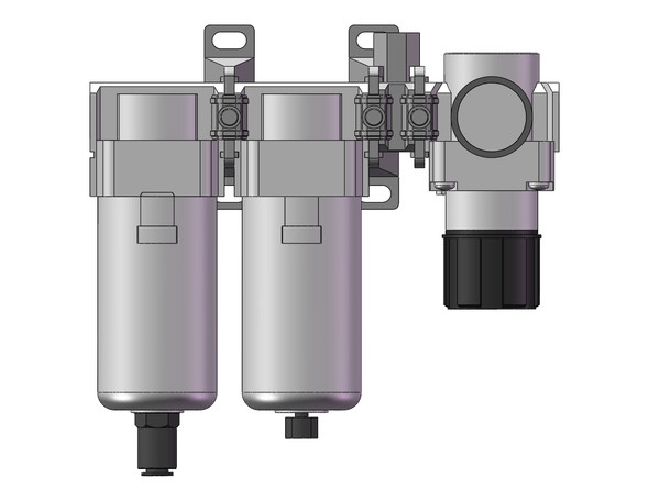 SMC AC40C-04DG-T-A F/Ms/R Combo Modular