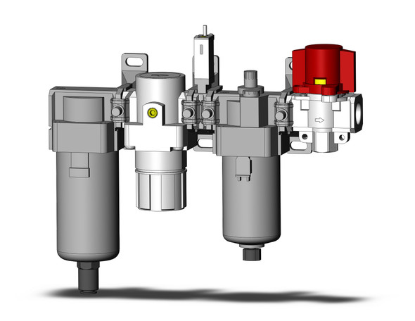 SMC AC40-04C-SV-2-A modular f.r.l. f/r/l combo modular