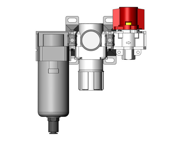 SMC AC40B-N04CG-V-NZ-A F/R Combo Modular