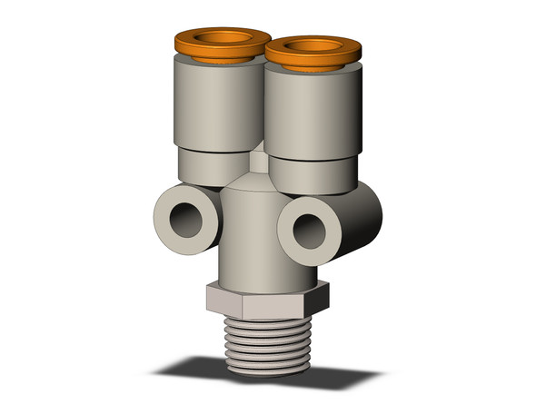 SMC KQ2U07-01NS one-touch fitting fitting, branch y Pack of 10