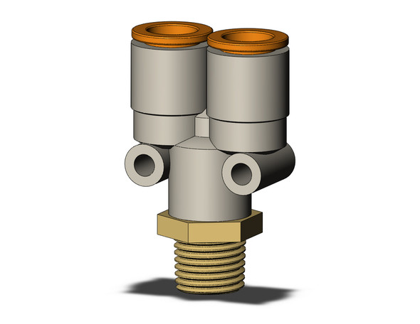 SMC KQ2U11-02A one-touch fitting fitting, branch y Pack of 10