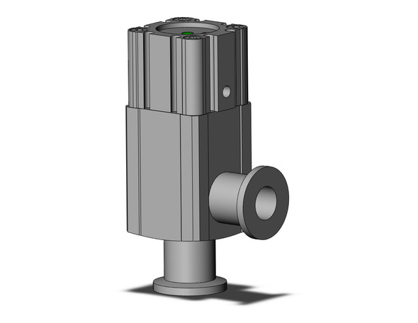 SMC XLA-16-2M9NA high vacuum valve aluminum, high vacuum angle valve