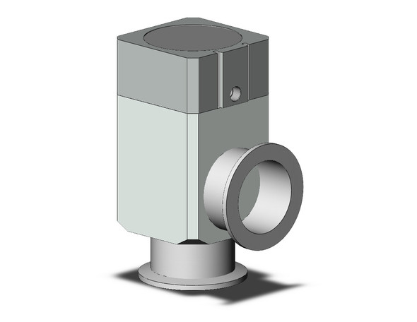 SMC XLA-50-2-XAN1A high vacuum valve aluminum, high vacuum angle valve