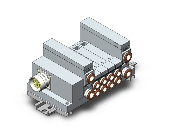 SMC VV5Q21-04N9M0-DW 4/5 port solenoid valve vv5q manifold