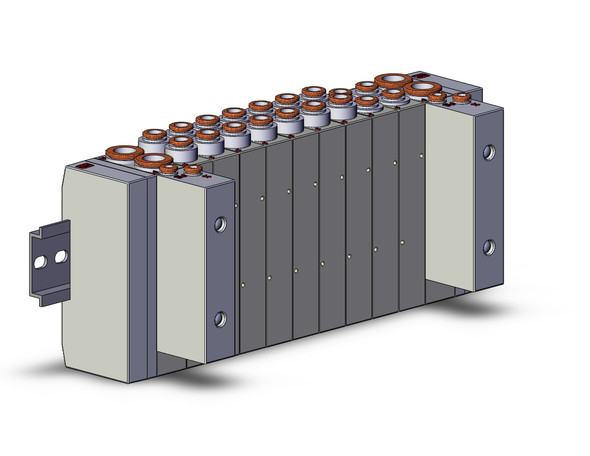 SMC SS5Y5-45-09BR-C6 4/5 port solenoid valve ss5y5 manifold base